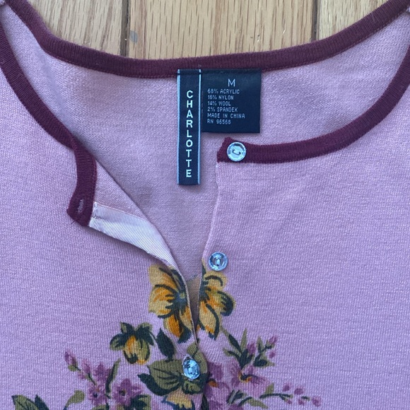 Anthropologie knit top by Charlotte - Picture 3 of 4